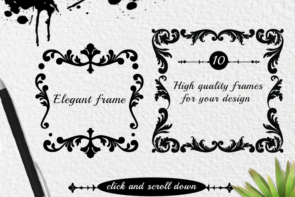 Decorative design elements and crows, an Object Graphic by Holovei (Photo 5 of 6)