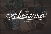 Noodle monoline script font, a Script Font by WAP (Thumbnail 4 of 7)