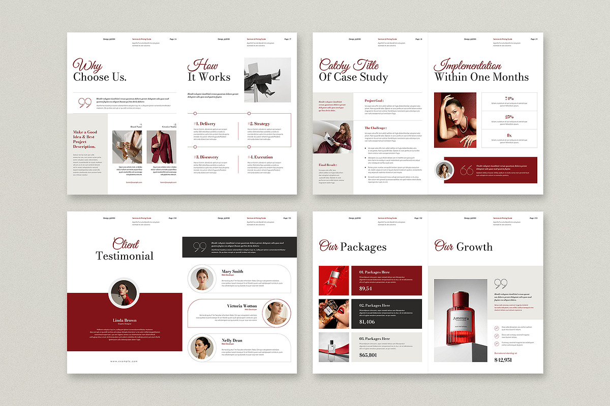 Services and Pricing Guide Template, a Brochure Template by Cleffon_Graphic_Studio (Photo 4 of 7)