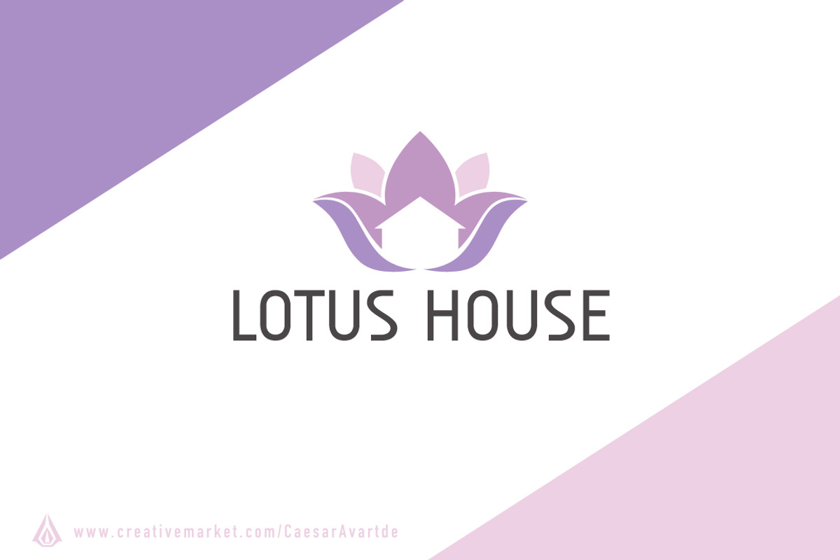 Lotus House Logo Template, a Branding & Logo Template by Avartde Creative (Photo 2 of 2)