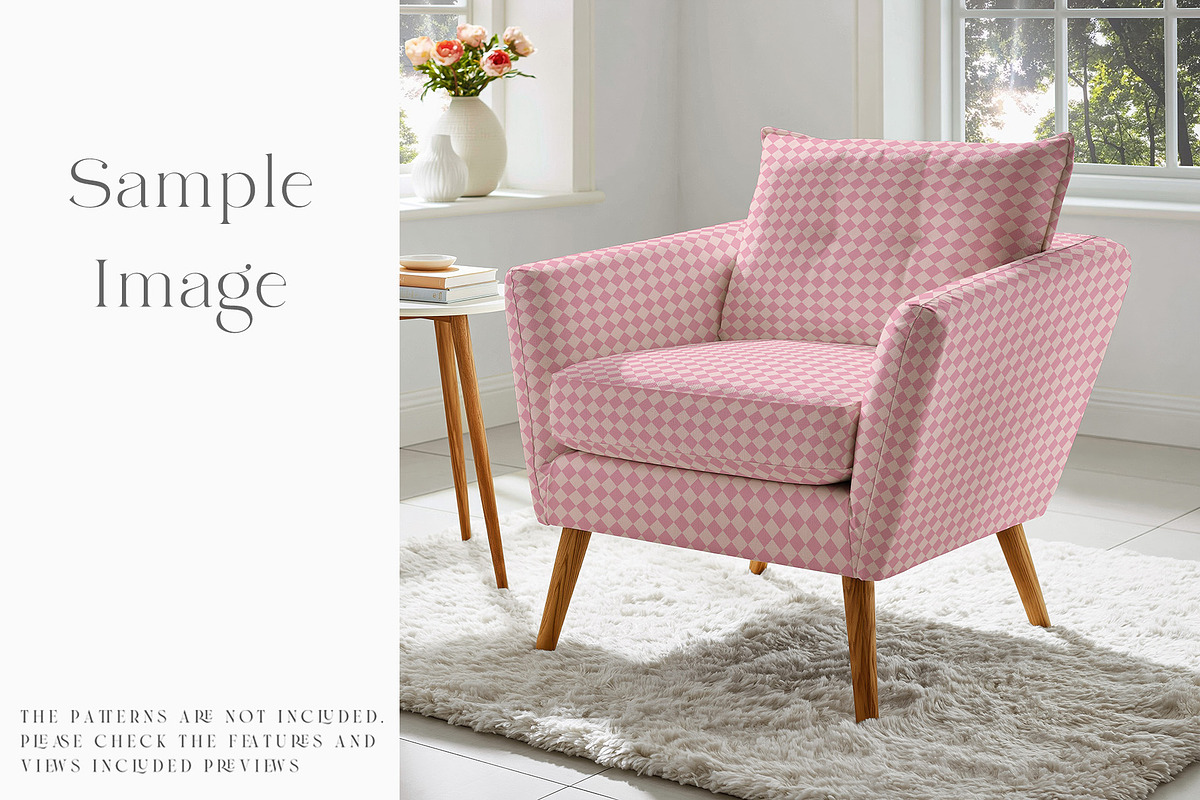 Armchair Upholstery Mockup, a Household Mockup by mock-ups (Photo 5 of 13)