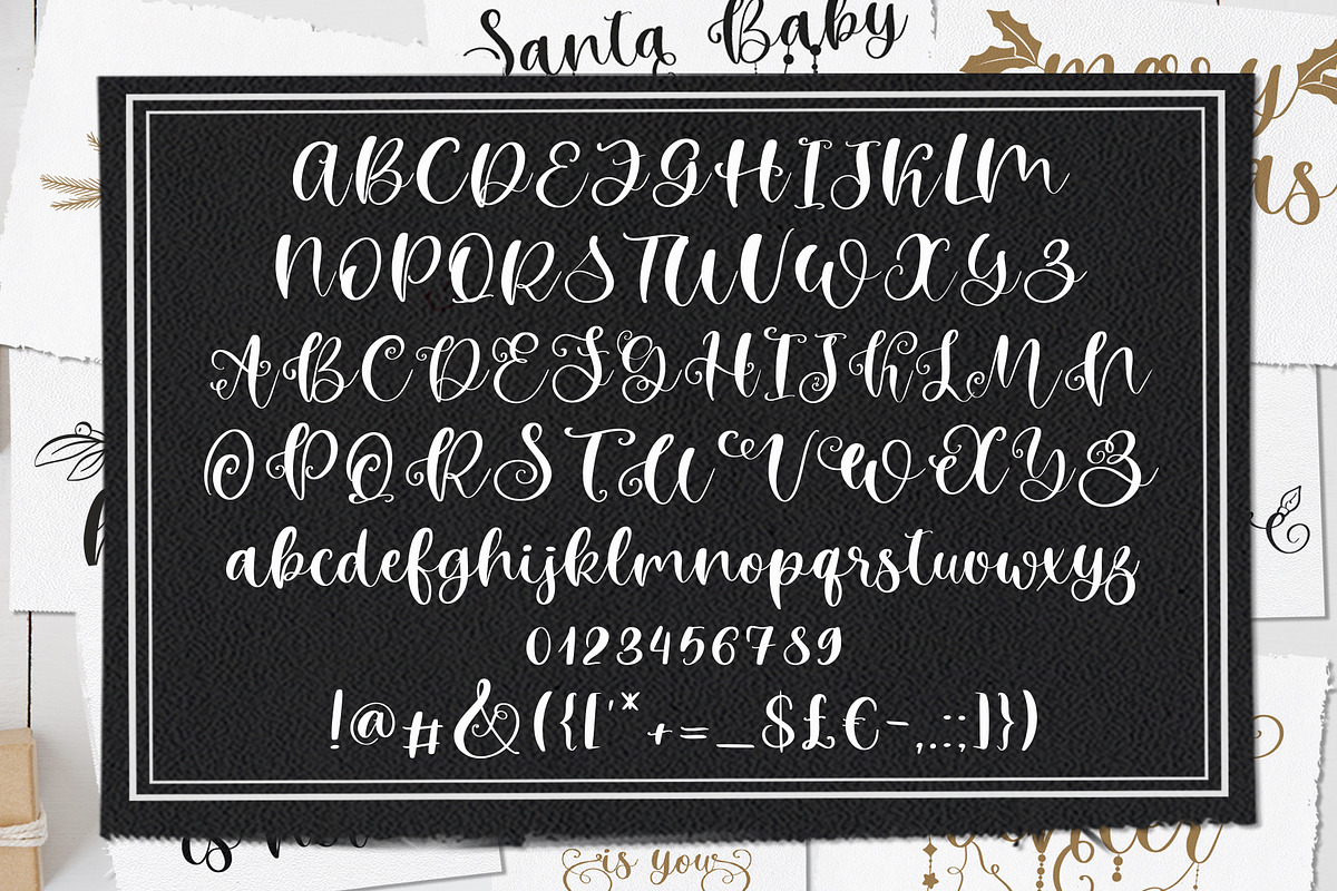 Winter Time. Decorative Script Font, a Script Font by CallMeStasia (Photo 11 of 13)