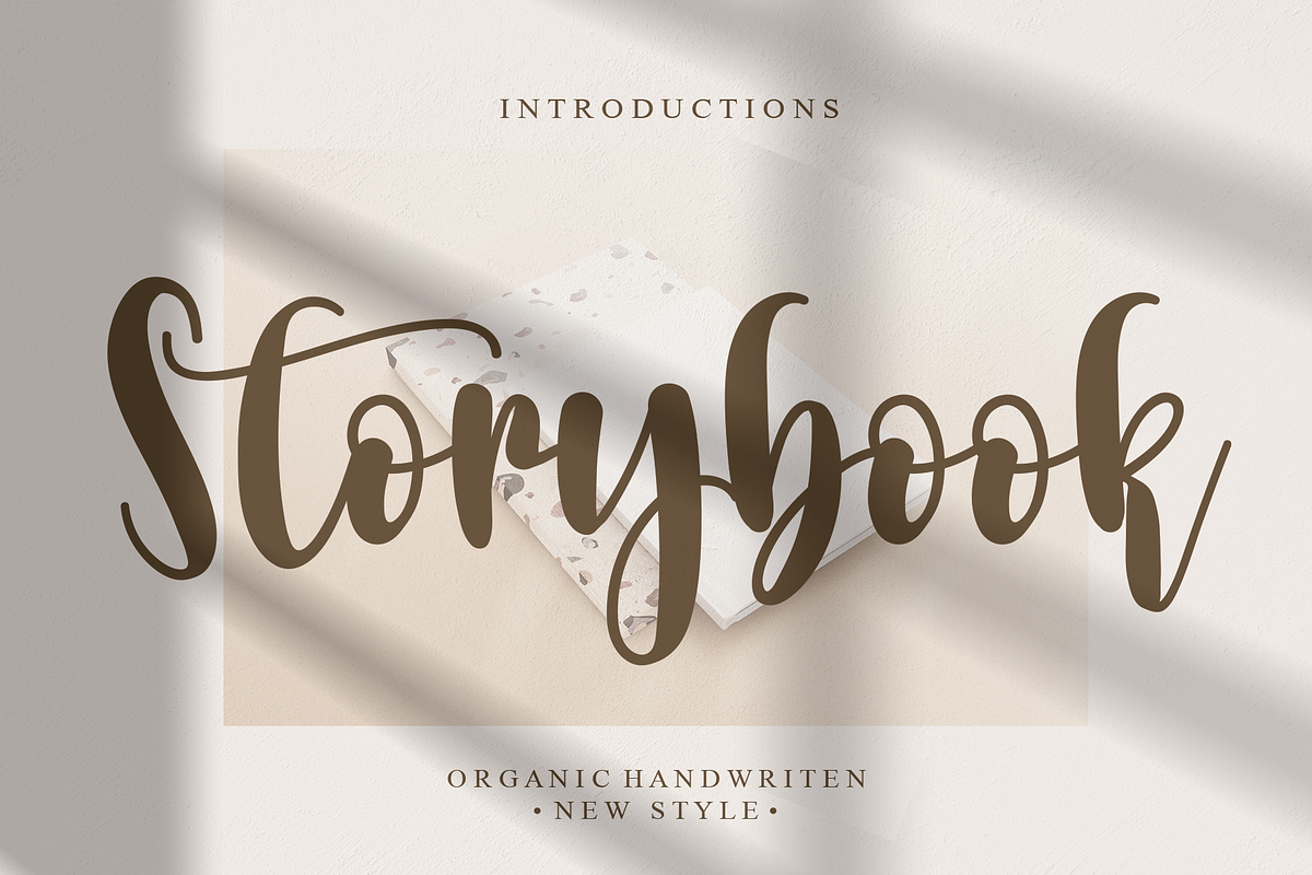 Storybook | Script font, a Script Font by Scratchones (Photo 1 of 8)