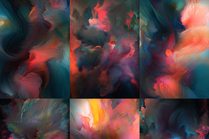 Fluid Abstract Backgrounds