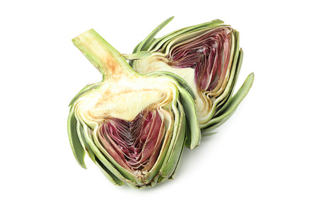 Fresh raw artichoke isolated on white background, a Food & Drink Photo by AtlasStudio PRO