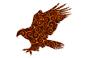 Art color silhouette 50 birds, an Icon by kozyrevaelena (Thumbnail 2 of 4)