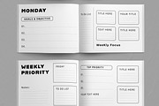 Weekly Planner Template Layout, a Stationery Template by ContestDesign (Thumbnail 4 of 5)