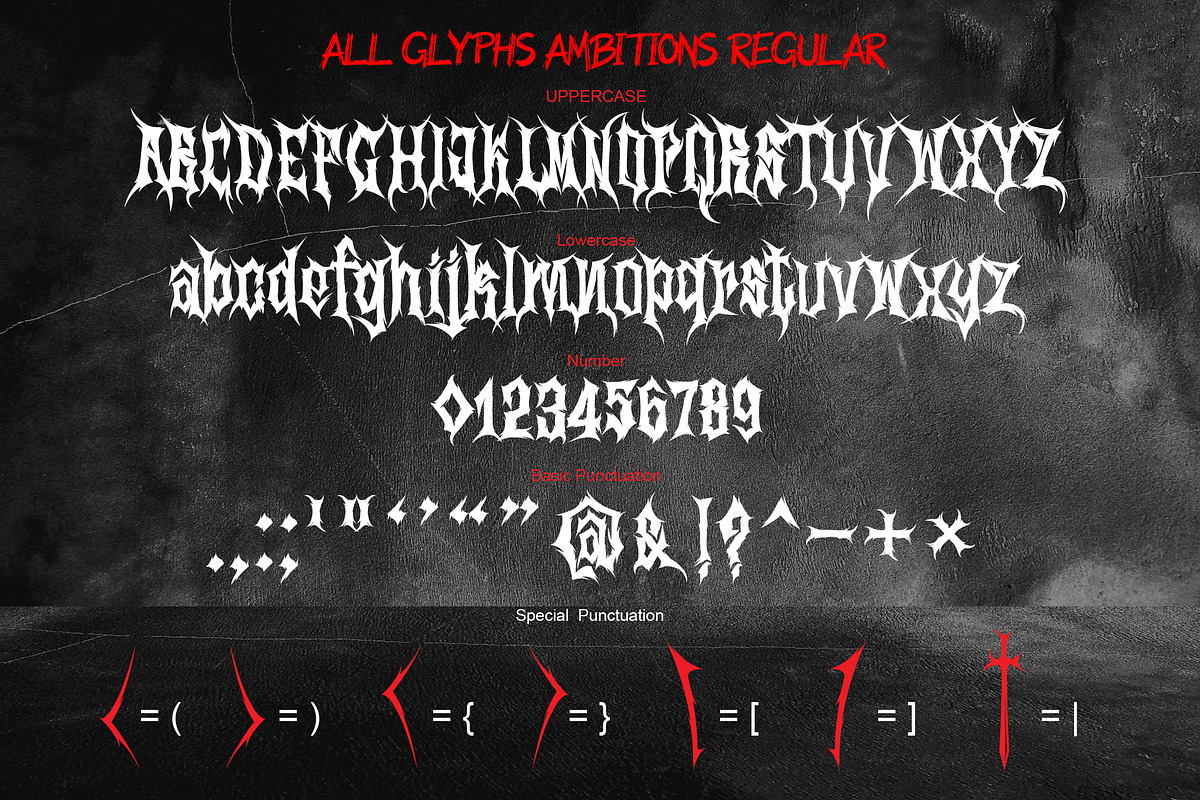 Ambitions, a Blackletter Font by BBtypeStudios (Photo 7 of 8)