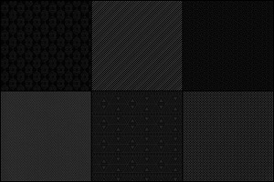 Black Patterned Luxury Digital Paper