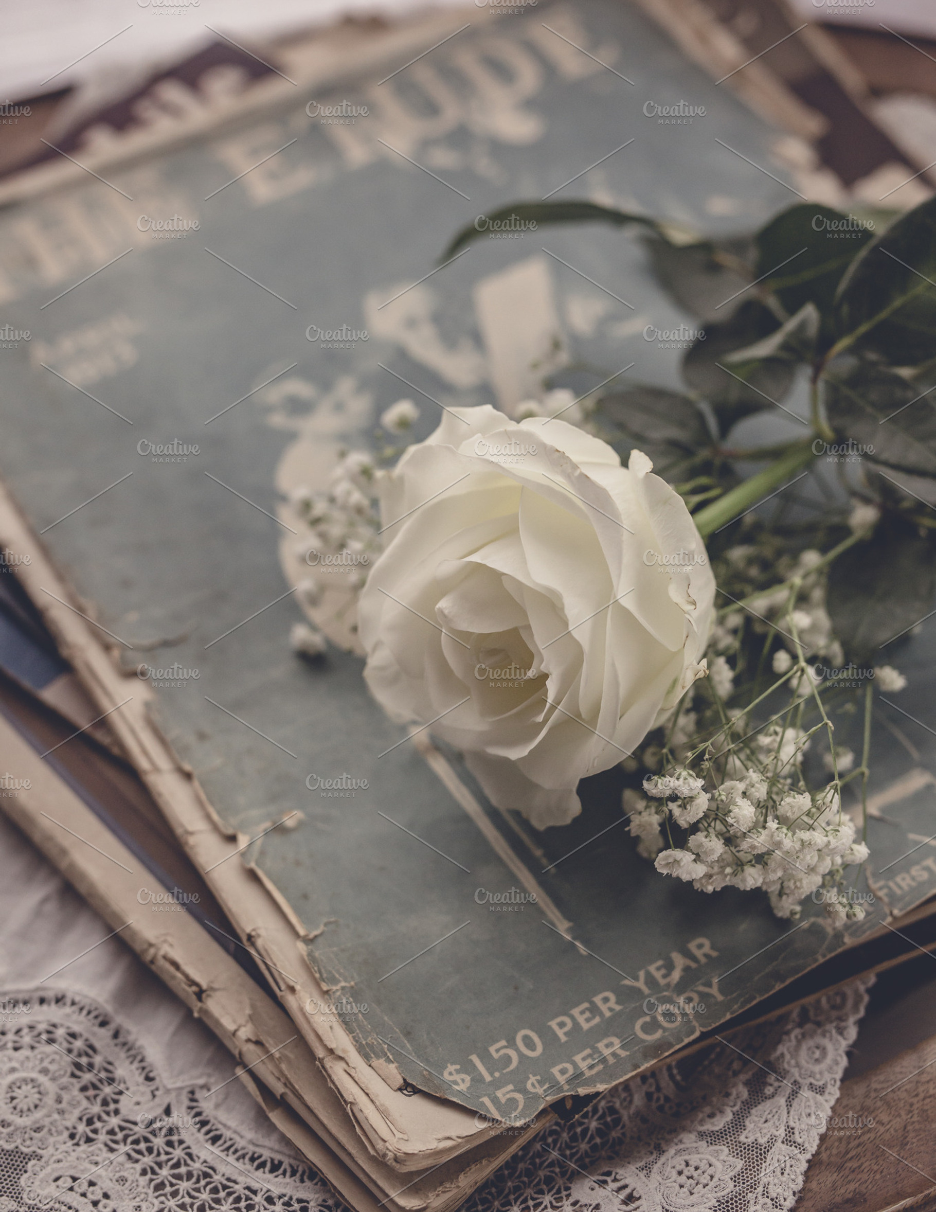 Vintage sheet music, a School & Education Photo by Tina Thelen Photography
