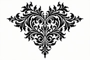 Romantic Lace Heart Clipart, an Illustration by Artivon (Thumbnail 12 of 21)