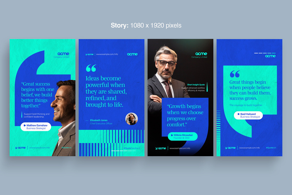 Quote Social Media Template, a Social Media Template by BrandPacks (Photo 3 of 7)