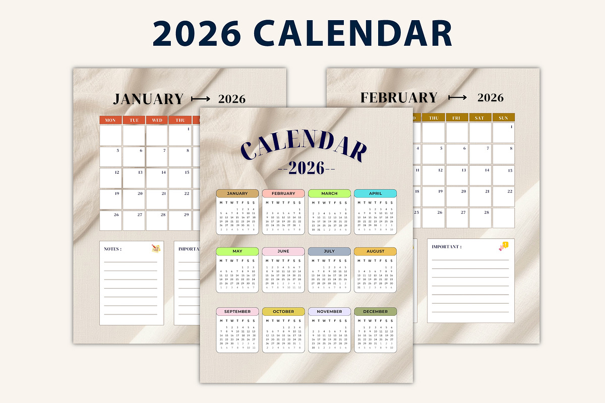 2026–2027 Craft Business Planner, a Stationery Template by Designmela01 (Photo 4 of 10)