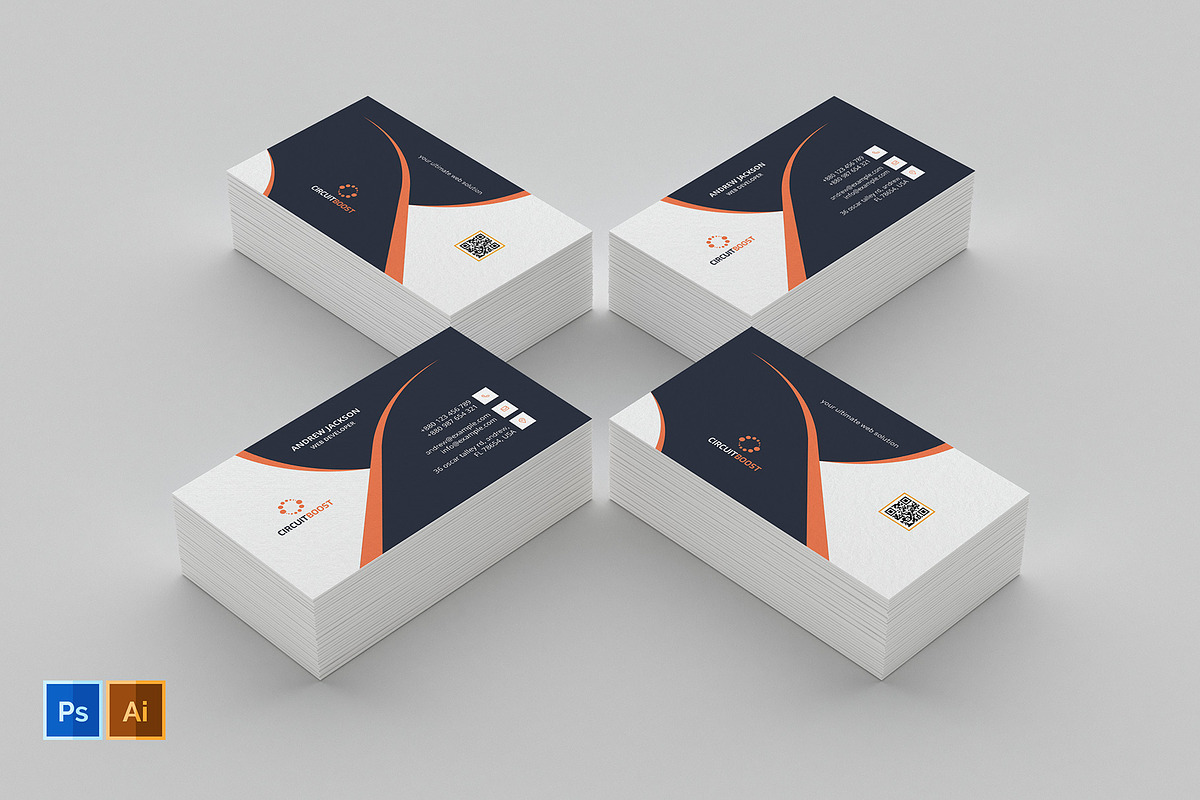Business Card Template 56, a Business Card Template by BdThemes (Photo 4 of 4)