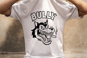 BULLY Wolf Head T-Shirt Design, an Object Graphic by Ahluva Studio (Thumbnail 6 of 7)