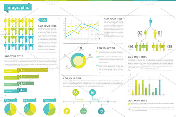 Infographic set. preview 4