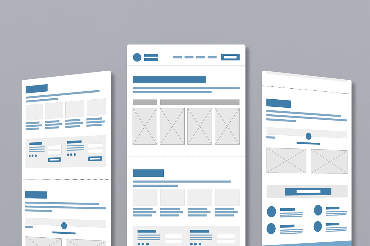 Wireframe Ideas for Landing Pages