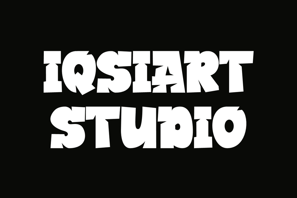 Blosh Swors - Graffiti Font, a Sans Serif Font by Iqsiart Studio (Photo 2 of 6)