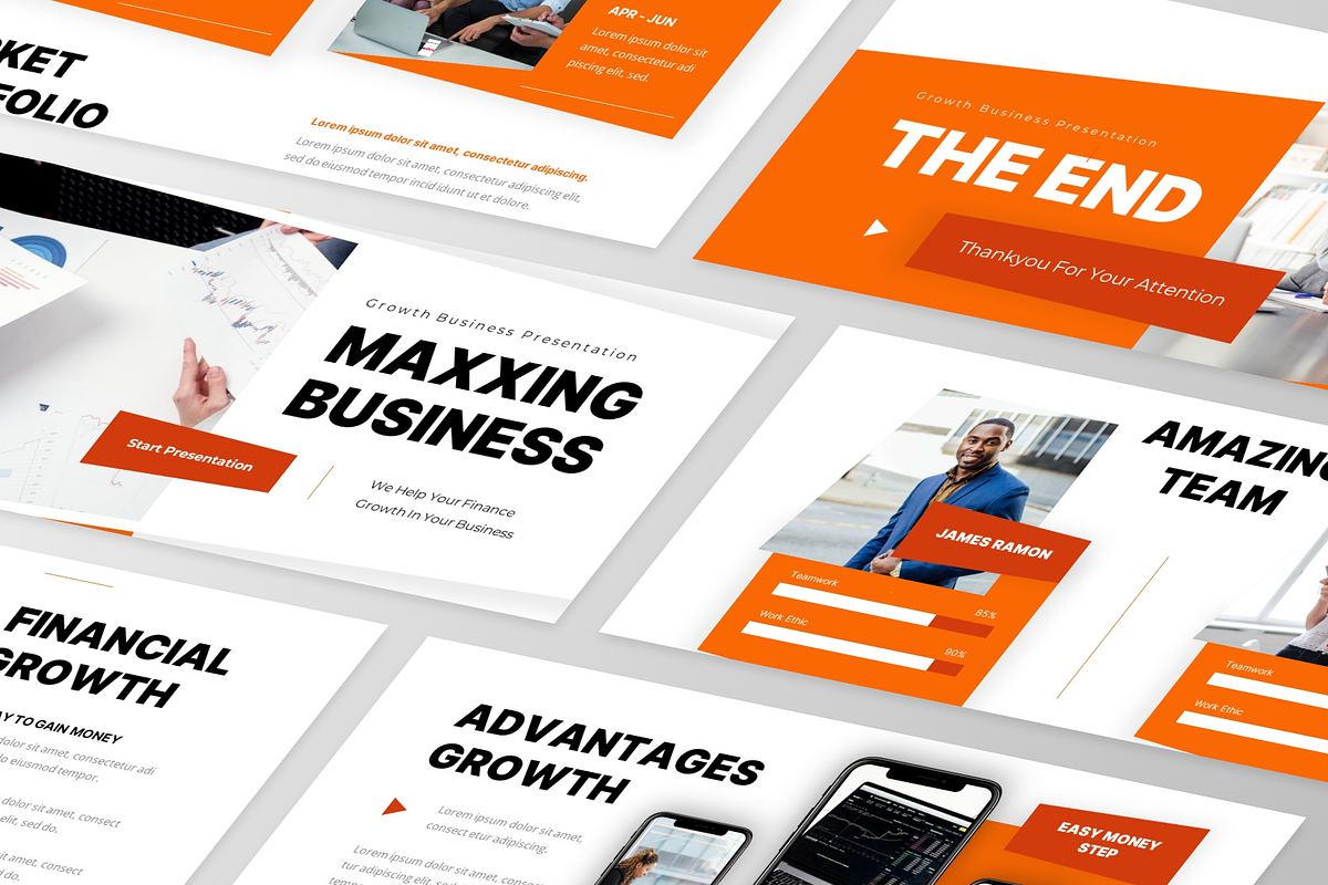 Maxxing - Growth Google Slide, a Presentation Template by GraphauseProject (Photo 3 of 6)