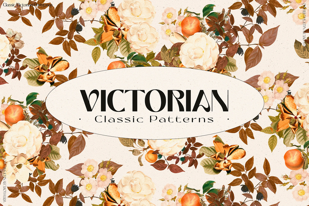Victorian Classic Christmas Patterns, a Pattern Graphic by nadispasibenko (Photo 6 of 13)