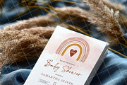 Blue 5x7 Invitation card mockup PSD, an Advertising Mockup by Blush Roses Print (Thumbnail 8 of 8)