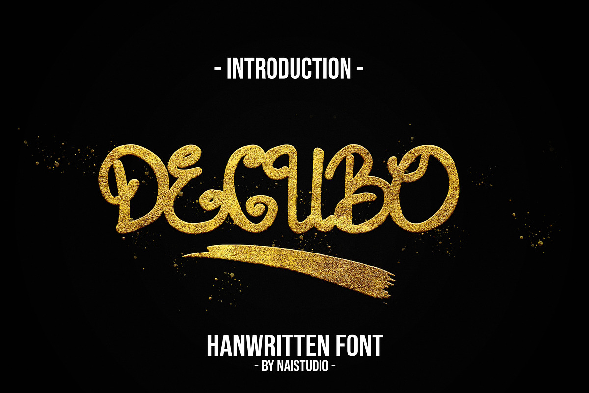 Decubo - Cute Handwritten Font, a Script Font by Naistudio (Photo 1 of 6)