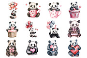 Valentine's Panda, an Illustration by Design Market (Thumbnail 2 of 3)