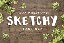 Sketchy - handmade font trio!