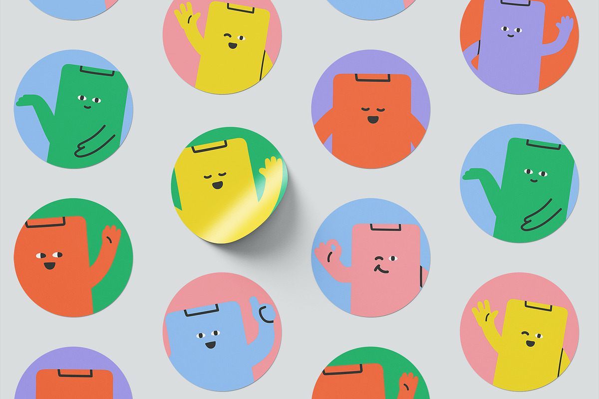 Mobile phone character. Icons set, an Outline Icon by My.Ordinarty (Photo 3 of 9)