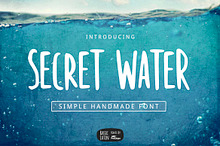 Secret Water Simple Font