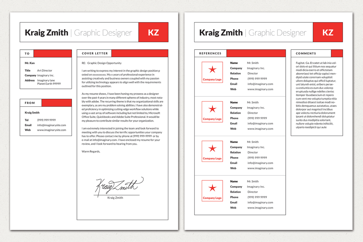 Swiss Style Resume, a Resume Template by FDwight (Photo 3 of 3)
