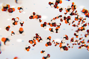 3d background with water molecules containing molecule, chemistry, and atom, a School & Education Photo by Larser (Thumbnail 2 of 2)