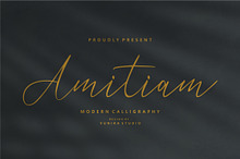 Amitiam - Modern Calligraphy