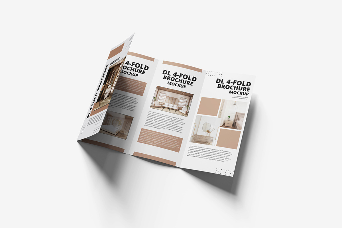 DL 4 Fold Mockup, a Product Mockup by Indah (Photo 3 of 6)