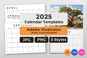 2025 Calendar Templates