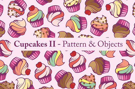 Cupcakes II - Pattern & Objects