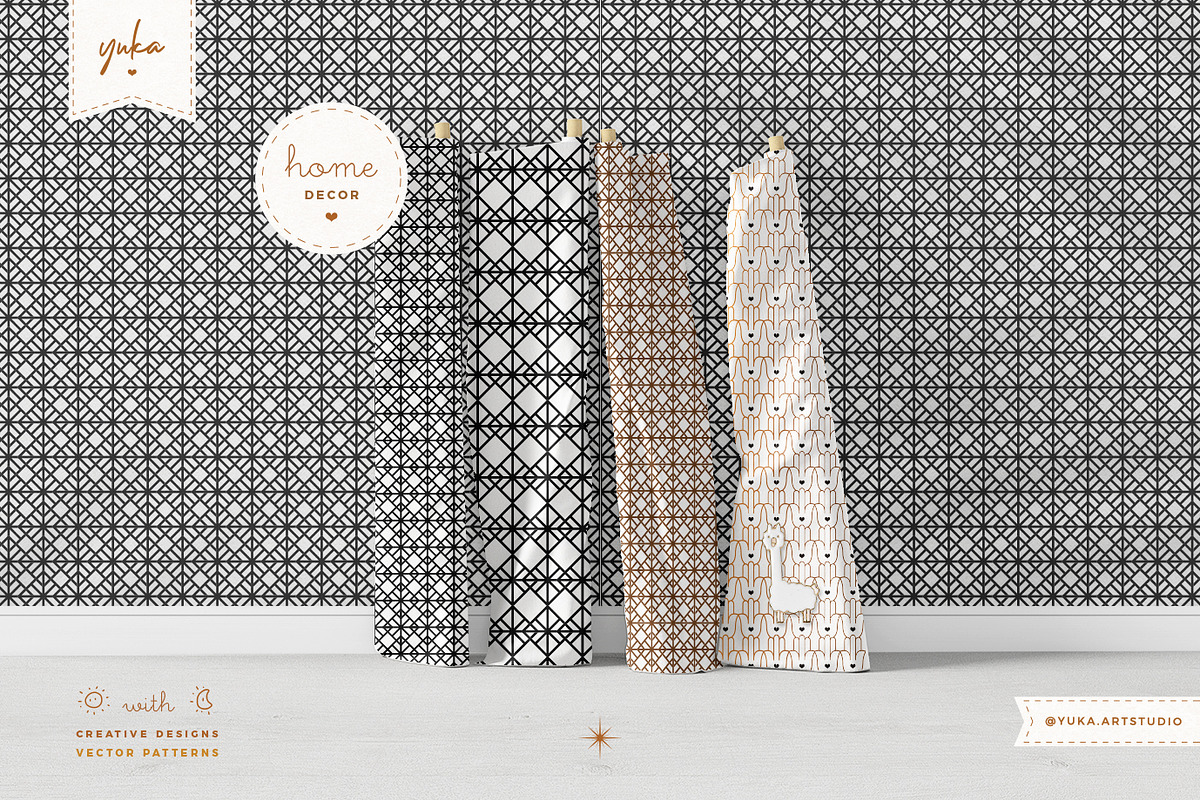 Hamsa Pattern, a Pattern Graphic by Yuka Baby (Photo 6 of 7)