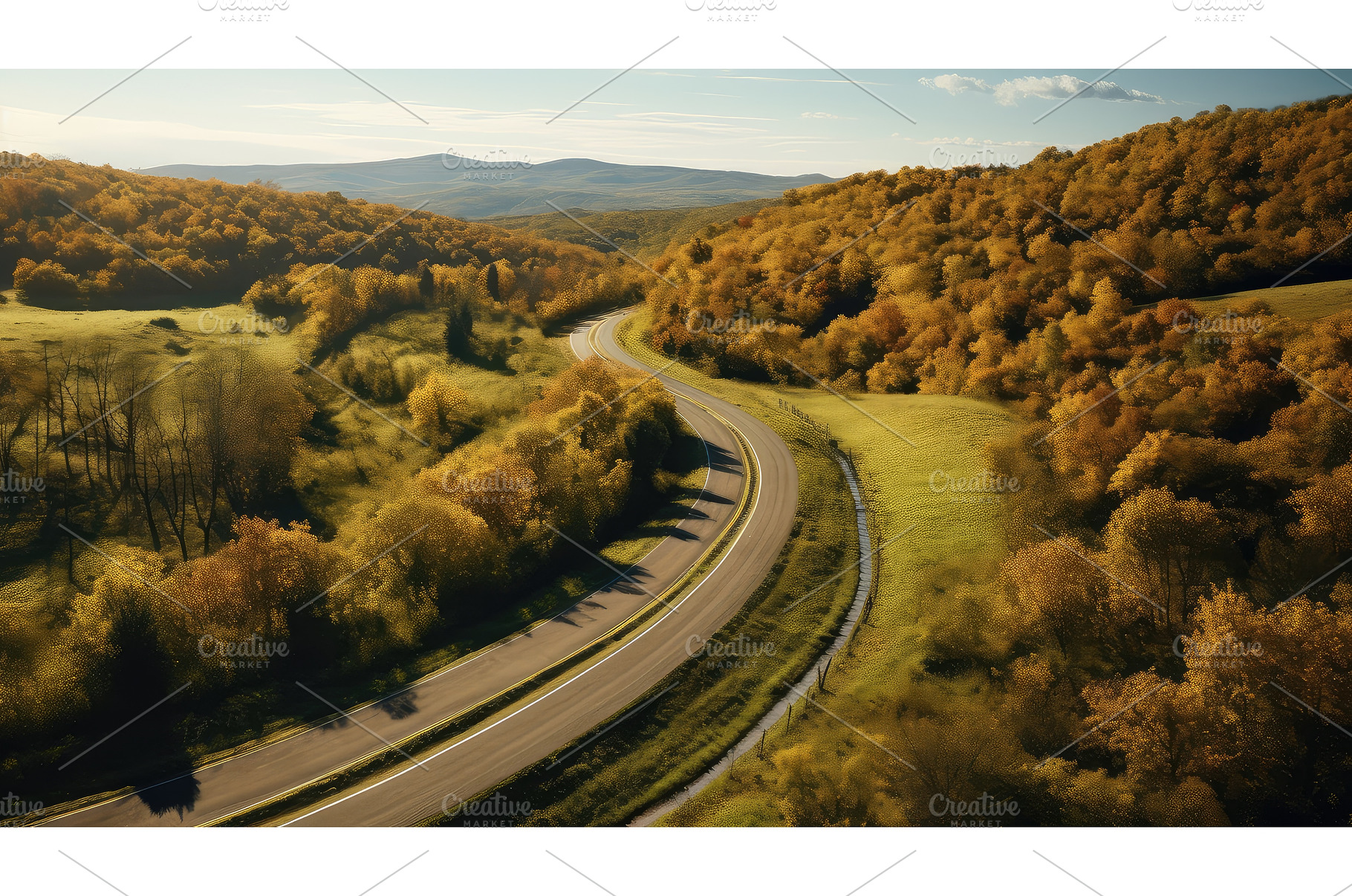summer scenic sunny golden aerial ai, a Nature Photo by pikepicture