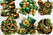 Lucky St. Patrick’s Day Clipart Bun, an Illustration by SVGArt (Thumbnail 2 of 7)