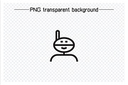 Robot Character Avatars Set, an Icon by Designfour (Thumbnail 2 of 7)