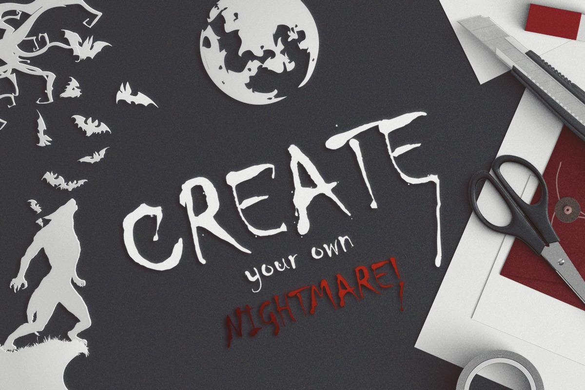 Happy Halloween! - Paper art style, an Illustration by Gluiki (Photo 8 of 8)