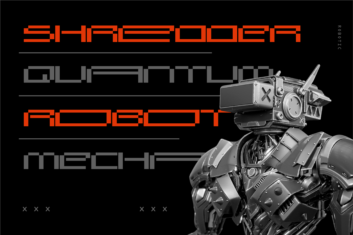 Exhociz - Futuristic Display Font, a Sans Serif Font by Typeagle (Photo 5 of 12)