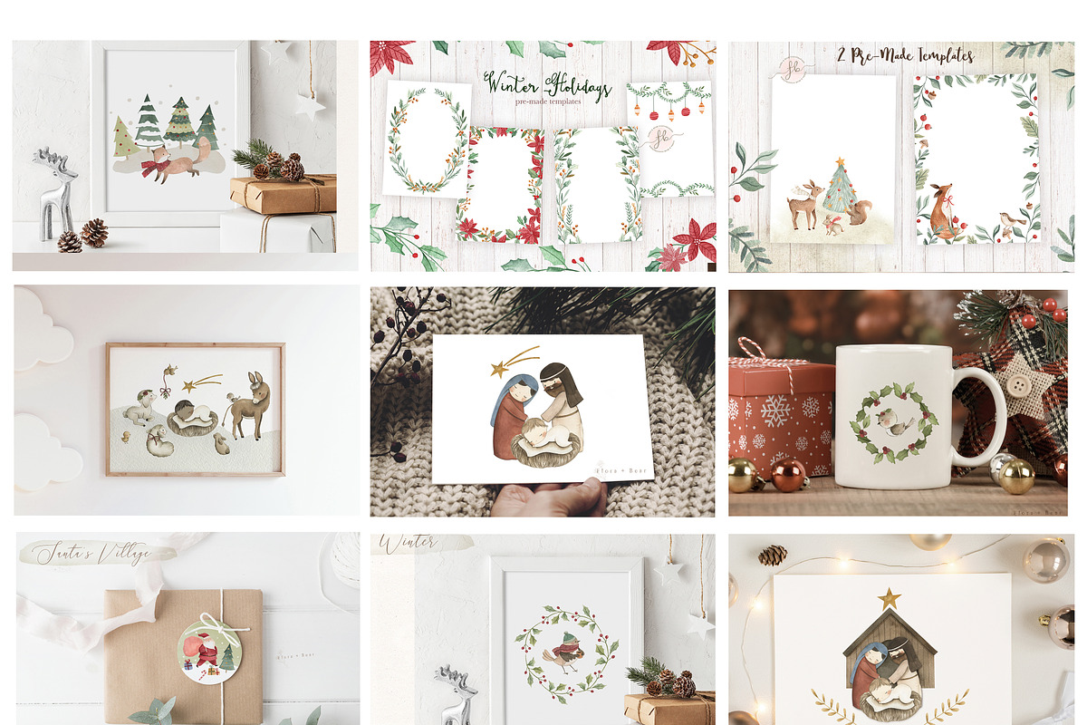Whole Shop Bundle, an Animal Illustration by Flora+Bear (Photo 4 of 15)