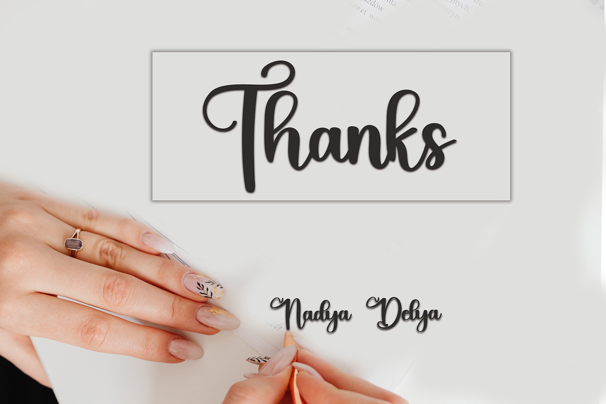 Blessing, a Handwritten Font by FreshTypeINK (Photo 3 of 6)