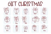 Gift Christmas | Symbols Fonts, a Symbol Font by Sirinart (Thumbnail 4 of 12)