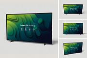 Smart TV Mockup, a Wearable Device Mockup by xavier_studio (Thumbnail 1 of 5)