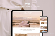 Wix Photography Website Template, a Wix Template by Primavera Studio Design (Thumbnail 2 of 9)