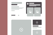 Wireframe Landing Page Design, a Wireframe Template by MightyDesign (Thumbnail 3 of 10)