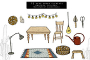 Home Plants Clipart Collection, a Graphic by Hand drawn Boutique (Thumbnail 3 of 10)