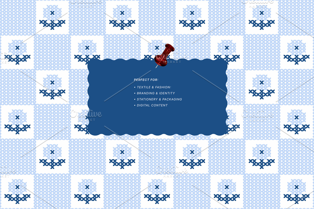 Stitch Collection. Seamless Patterns, a Pattern Graphic by oxygen_8 (Photo 12 of 14)